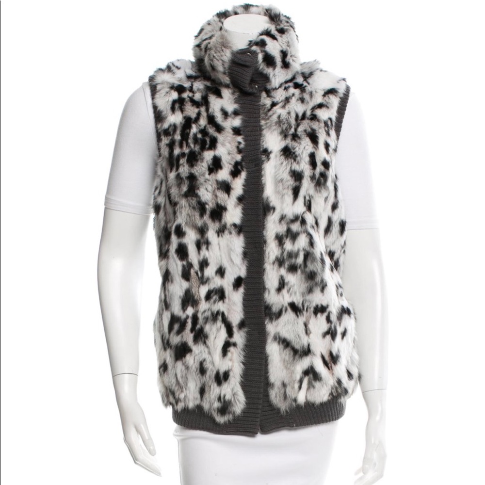 Jocelyn fur rabbit fur vest